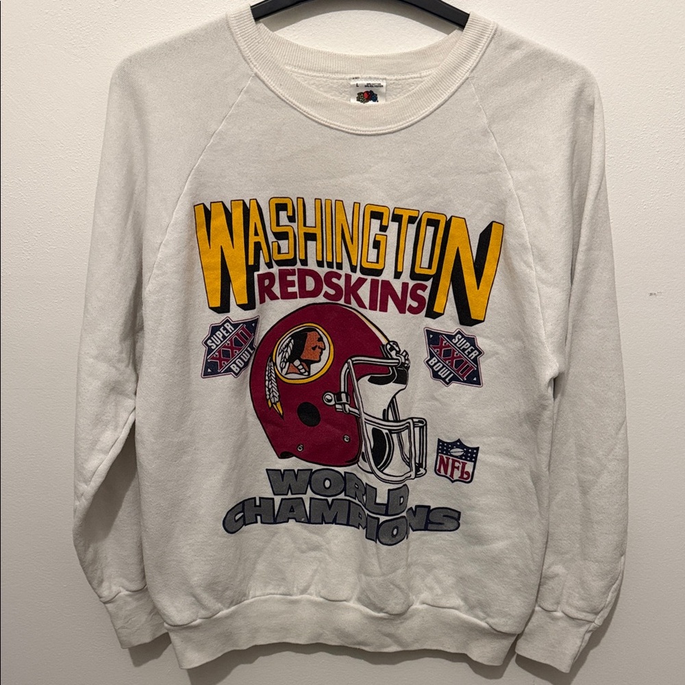 Vintage Washington redskins Super Bowl sweater